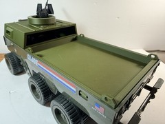 GI JOE APC top Replacement Cab W/ Flatbed & Manned Turret 3D Printed