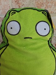 Bob’s Burgers 10” Kuchi Kopi Stuffed Animal Shaped Pillow Plush With Tag Green