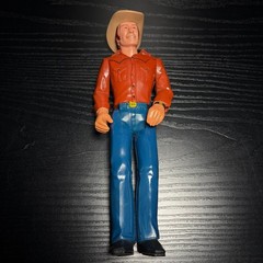 Play People – Rodeo Cowboy v2.0 (Tonka, 1979, Poseable) 8″ Action Figure *Loose*