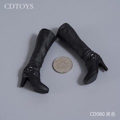 cdtoys CD080 1/6 Mid Boots High Heels Shoes Model Fit 12” Ball Joint Figure Bod