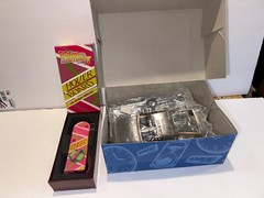 Back to the Future Time Machine NIB and Back to Future II Hover Board NIB