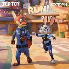 TOP TOY Zootopia Collection Judy & Nick Figures Model Kit Brand New