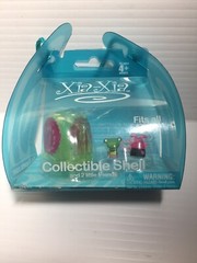 Xia-Xia Toy Snail Shell W/Snail Friends Green Pink