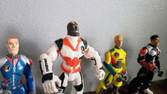 Hasbro 2005 Action Man ATOM Alpha Teens On Machines Lot 4 Figures w/ Accessories