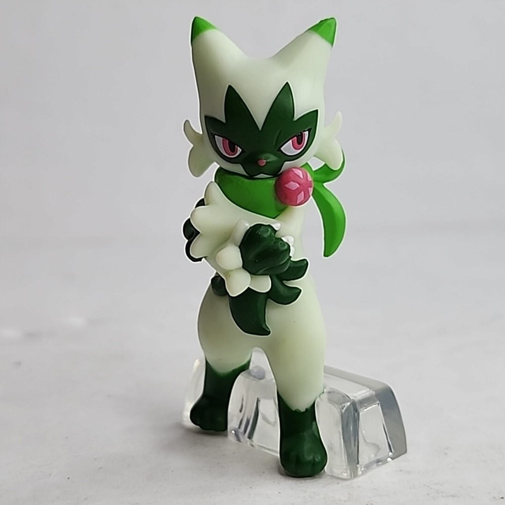 Pokemon Scale World 2″ 1:20 Scale Floragato / Nyarote Mini Figure Bandai