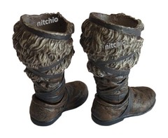 Mezco One:12 Conan The Barbarian War Paint – MID-CALF FUR BOOTS 1/12 Scale