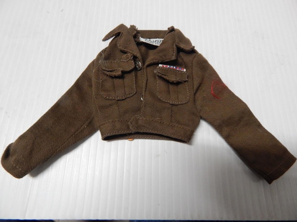 VINTAGE 1960s G.I. JOE OFFICIAL BRANDED HASBRO HONG KONG UNIFORM JACKET