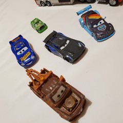 Diecast Disney Pixar Cars McQueen Mack Hauler Truck 95 Kids Toy Car Lot Set Film