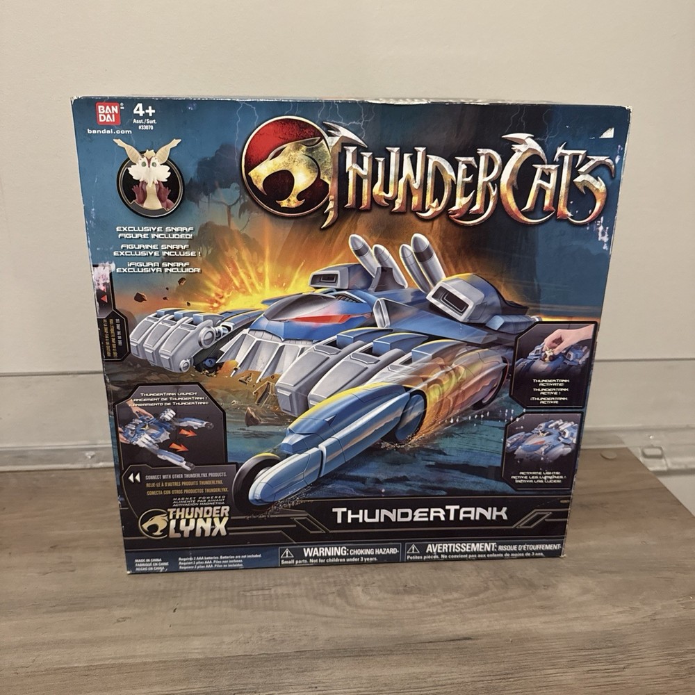 Bandai Thundercats Thunder Lynx Thundertank Deluxe Vehicle With Snarf Figure
