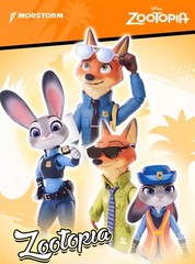 Disney Zootopia Judy & Nick Articulated Action Figure Confirmed Blind Box Gift