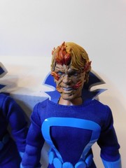 Mego 8″ Action Figure Custom Marvel Comics Johnny Blaze Ghost Rider 2Pack Boxed