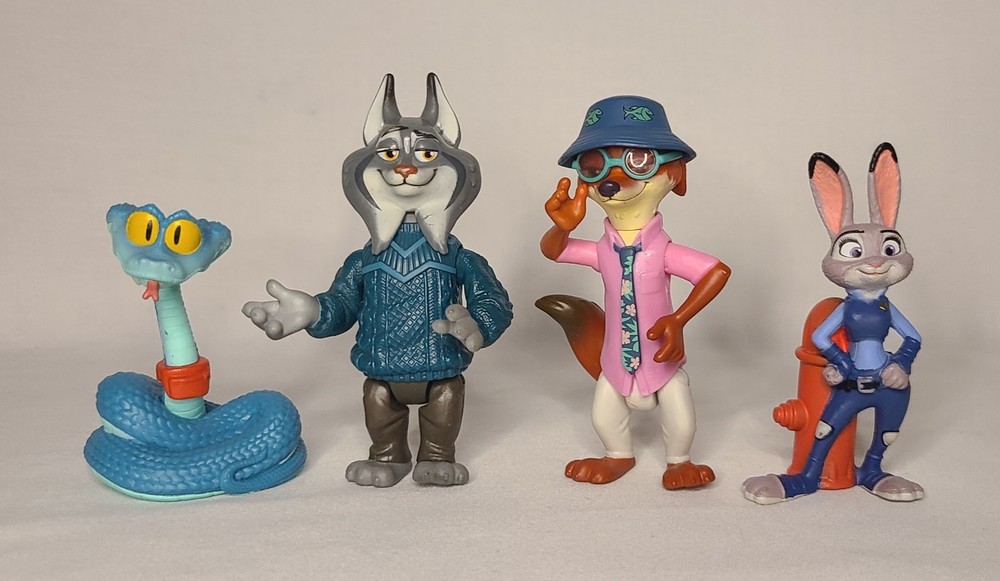 Disney Zootopia 2 Movie ADVENTURE PACK 3″ Figures Mixed Lot Incomplete