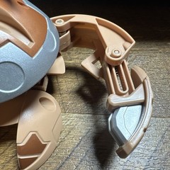 Bakugan Primo Vulcan Tan Subterra Large Deka Display Figure 620 G With 5 Cards