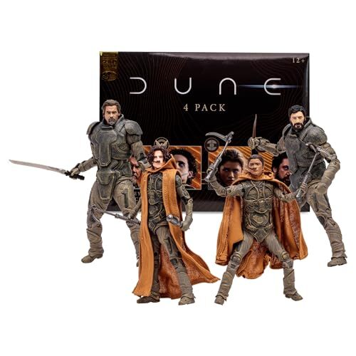 McFarlane Toys Dune Part Two Gurney Halleck Paul Atreides Chani Stilgar 4-Pack