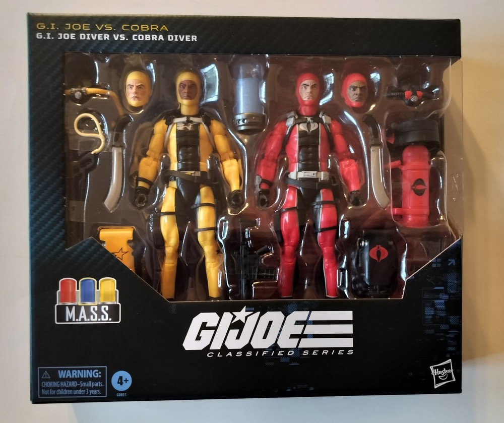 GI Joe Classified Series Joe Diver Vs Cobra 2 Pack Action Figure 169