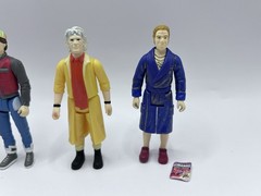 Super7 Back To The Future 2 Marty McFly Doc Biff Reaction Figures Lot Of 4
