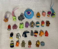 34 Squinkies Variety Figures Toys Lot Marvel Animals Dolls Mini