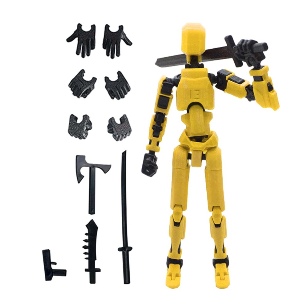 1pcs 13 Joints Figure Articulate Movable Dummy Doll Diy Assembly Toy 3d Printed