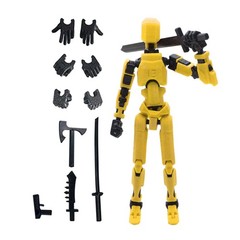 1pcs 13 Joints Figure Articulate Movable Dummy Doll Diy Assembly Toy 3d Printed