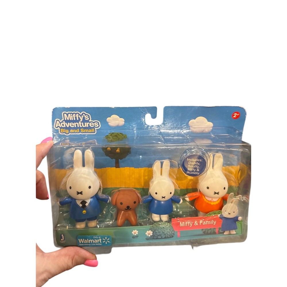 RARE Miffy’s Adventures Big & Small Miffy Family Walmart Exclusive Jazwares NEW