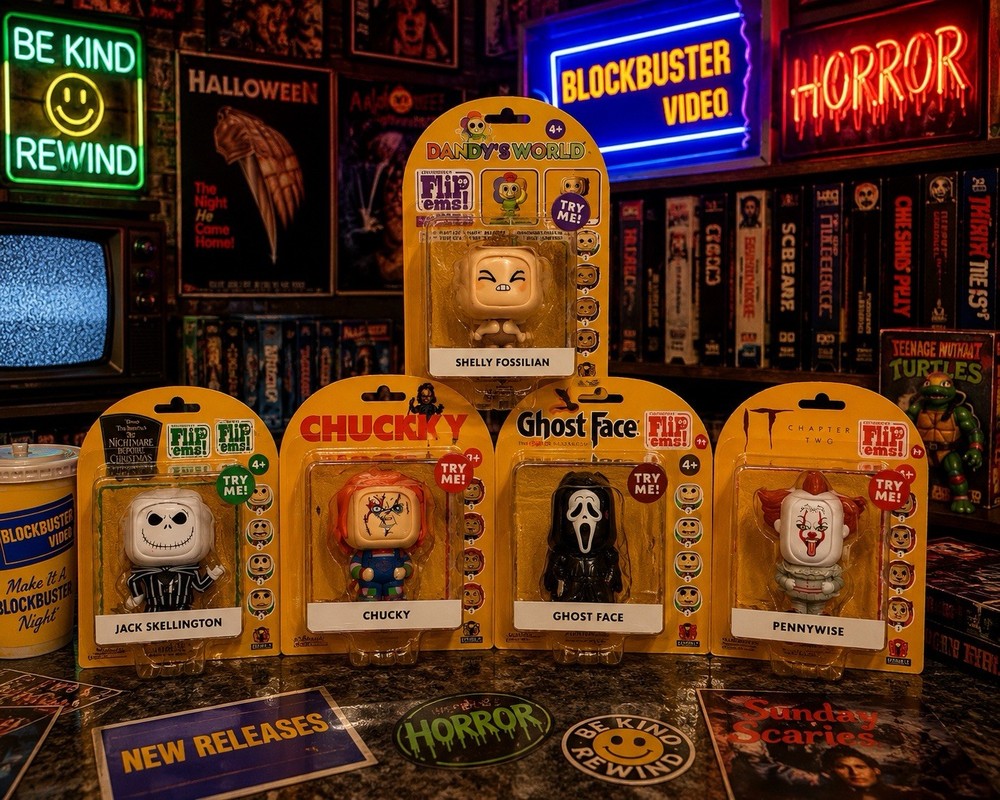 CultureFly Flip’ems Horror Lot Chucky Pennywise Ghost Face Jack Dandy’s RARE