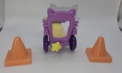 Bluey Toy Lot Cat Squad Bike with 2 Cones + 1 Bingo Figure Moose Toys