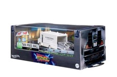 Back to the Future Time Machine SDCC Exclusive 40th Anniversary Hot Wheels Set