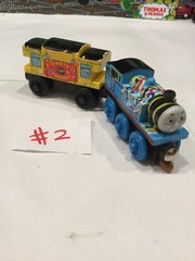 HAPPY BIRTHDAY THOMAS (2003) Thomas the train wooden And BITHRDAY CABOOSE CAR