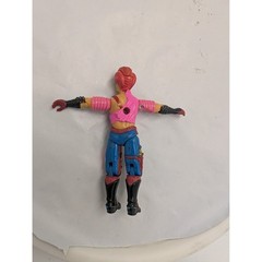 Vintage GI Joe Zarana Action Figure 1986 Dreadnoks Cobra ARAH 3.75″ Pink Hair