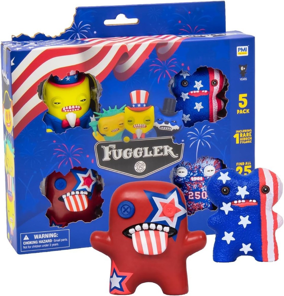 250 Years of Fuggtastic USA 2.5-Inch Mini Figure 4-Pack [4 RANDOM Figures]