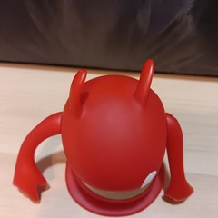 2008 THQ De Blob Video Game Toy Figure Red Plastic 4″