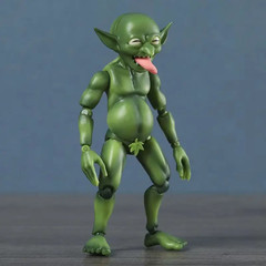Goblin Movable Joint Figure 10cm Fantasy Action Model Collection Toy Box