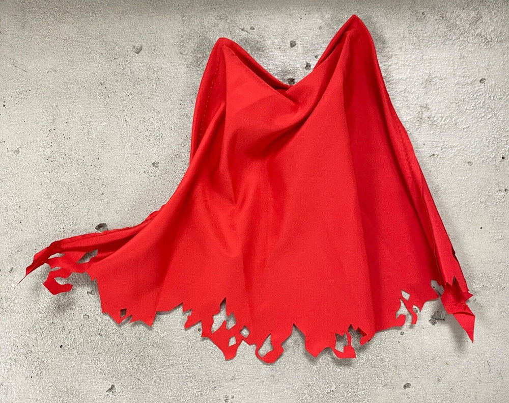 SU-MF-ZBC: 1/12 Battle Damaged Wired Red cape for 6″ ~ 7″ Action Figures
