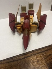 Vintage 1985 Matchbox Robotech Rook Red Alpha Fighter Boxed Styrofoam Incomplete