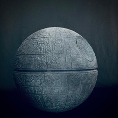 3D Printed Death Star Scaled Down Model