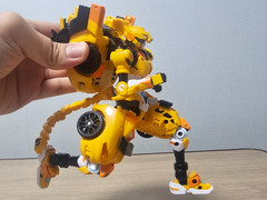 Metal Cardbot W tachy Transforming Robot Action Figure Toy Korean Anime
