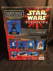 1999 Star Wars Talking Fighting Bank Episode 1 Darth Maul NOS New Old Stock TF