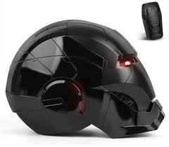 YONTYEQ Iron Man MK5 Helmet 1:1 Voice-controlled Wearable Prop Black Cosplay US