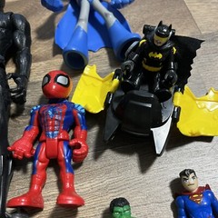 Lot Of 18 Mix Super Hero Characters Figures Action Figures Toys Variety