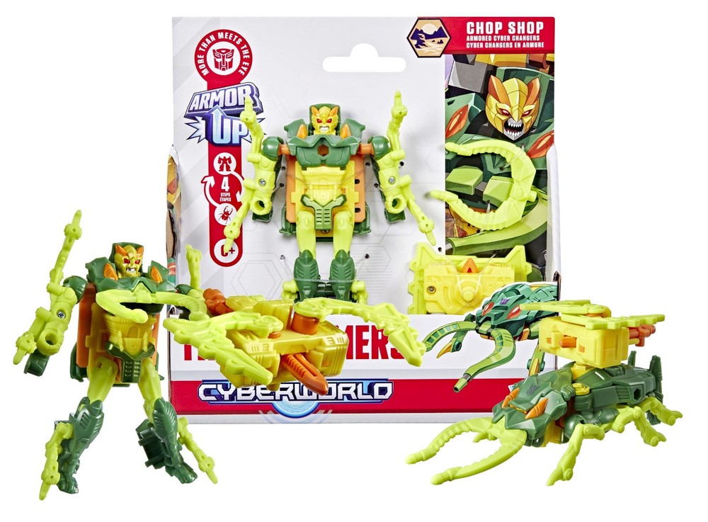 Transformers Cyberworld Chop Shop 4″ Figure Armor Up New in Box