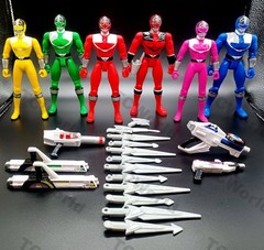 Power Rangers Time Force 5 “Time Force Rangers ” (Complete Base Set)