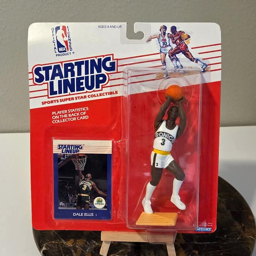 1988 DALE ELLIS SLU Starting Lineup NBA Seattle Supersonics