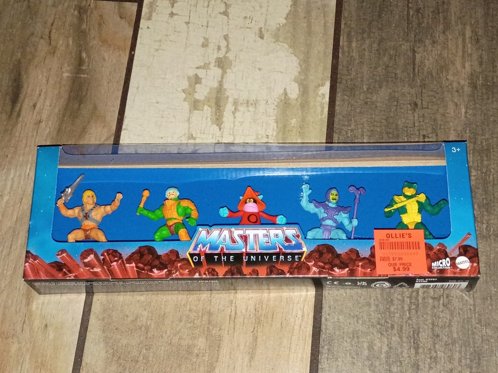 Masters of the Universe He-Man Skeletor 5 piece set, Micro Collection Mattel