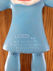 Larry Harmon’s Bozo The Clown 1987 Bendable Rubber 6″ Tall Toy Figure by Jesco –