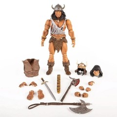 FRAZETTA 7″ CONAN THE BARBARIAN TEAMS UP WITH (3) AND BATTLES (5) MYTHIC LEGIONS