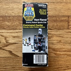 Super Go Bots Herr Fiend Enemy Robot Sports Car Tonka w/ Box