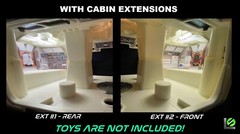 Cabin Extension – Command/Engine Module Bulkheads | 1976 Mattel Space 1999 Eagle