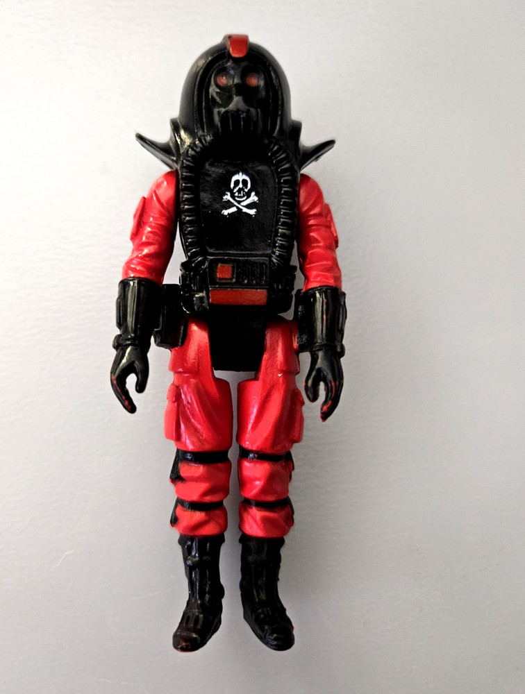 Red Wolf Roboskull Driver Action Figure Vintage / Palitoy Action Force 1983