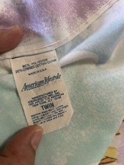 Vintage She-Ra Twin Flat Bed Sheet Princess of Power 1985 Mattel USA Rare HTF