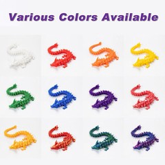 3D Printed Dragon in Egg Full Articulated Dragon Home Office Decor Fidget Toys